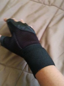 AS Black Gym Gloves