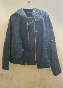 chrome hearts fake  Faux Leather Jacket
