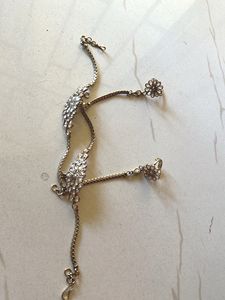 Lovely Bracelet With Ring Attached