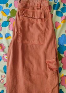 Orange Cargo Pants