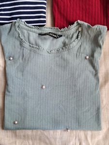 💥COMBO Of 6💥 RIBBED TOPS