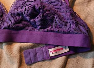 Purple Lace Bra