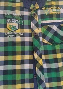 21. Boys Plaid Button-Up Shirt