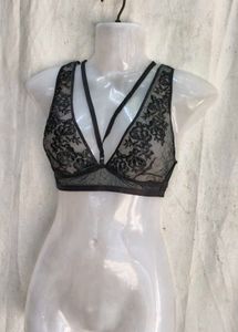 19410. Black mesh brallete