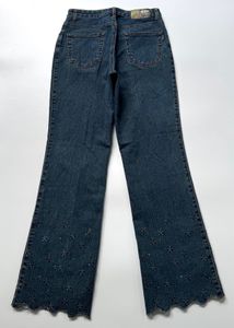 Vintage Embroidered Flare Jeans