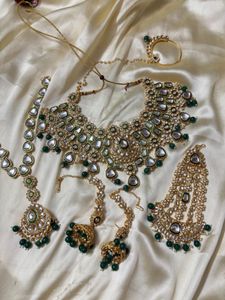 Stunning Indian Bridal Kundan Jewellery Set