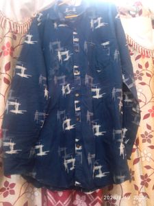 Denim blue shirt
