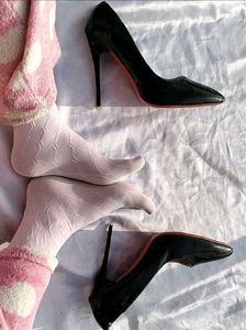 baby pink socks