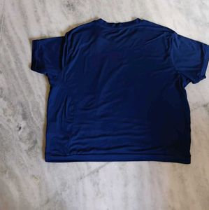 Navy Blue T-Shirt with Logo