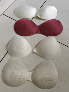 Bra Inserts/Pads - Assorted Colors pack of 7 pair