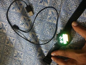 Smartwatch with Charger Cable