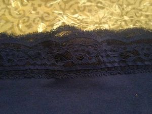 Blue Lace Trim Panties