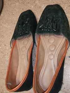 Designer Black Flats