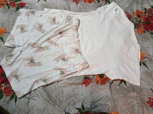 Cute Llama Pajama Set (tshirt+ shorts)