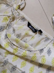 Designer Ethnic Print Crop Top