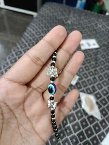 Evil Eye &amp; Butterfly Charm anklet