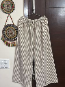 Striped Wide Leg Trouser Pants