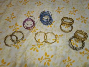 Elegant Gold-Tone Bangles Set