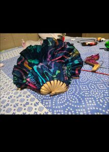 Colorful Folding Fan korean