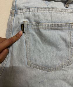 Light Wash Wide Leg Jeans
