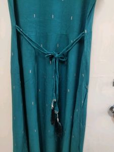 Green Party Wear Gown #onepice