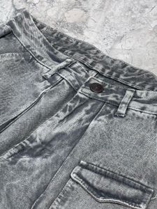 Grey Baggy Cargo Jeans – Size 32 | Premium Quality