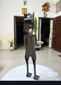 Unique Metal Figurine Decor Piece
