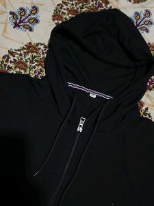 Men's Hoodie Sleeveless Black