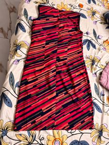 Striped Sleeveless Maxi Dress