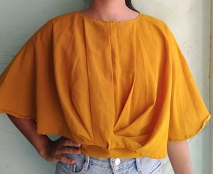 Stylish Mustard Yellow Top