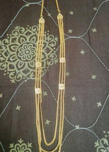 Gold Tone Layered Necklace