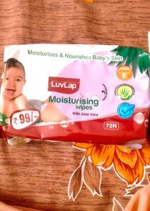 New Luvlap Moisturising Wipes With Aleovera