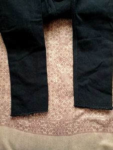 High-Waisted Button Front Jeans