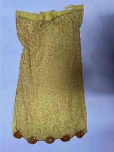 Yellow Beaded skirt