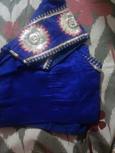 Elegant Blue shaded Saree
