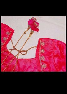 Red Embroidered Lehenga Choli
