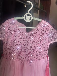Sparkly Pink Tulle Dress
