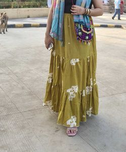 Boho Floral Maxi Skirt