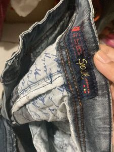 Distressed Acid wash SPOILT Denim Jeans