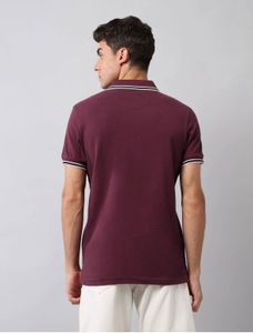 Men's Burgundy Polo Shirt