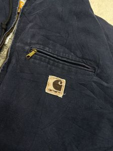 Carhartt Navy Blue Hooded Jacket