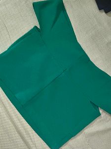 Elegant Emerald Green croptop