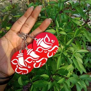 Ganesha Design Keychain Set