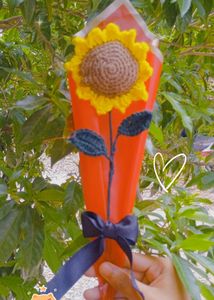 Handmade Crochet  Sunflower bouquet 💐