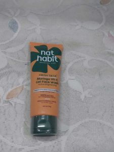Nat Habit Moringa Vit-C Gel Face Wash (100 gm)