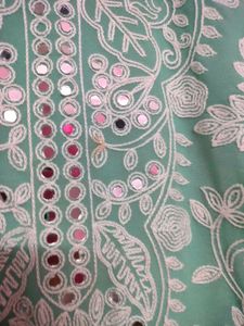 Elegant Mint Green Kurta pant dupatta set