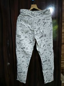 Printed White Jeans from Max