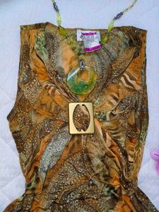 Boho Paisley Print vintage style Top