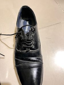 Men's Black Leather Dress Shoes