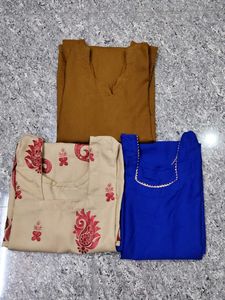 COMBO OF 3 KURTIS